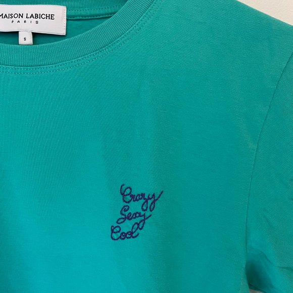 Maison Labiche Crazy Sexy Cool Embroidered Tee - Picture 2 of 3